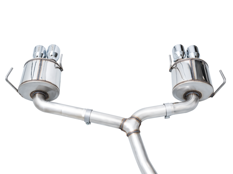 Subaru WRX Performance Exhaust - AWE Tuning - Cat-Back Touring - Chrome Silver - `22-`27